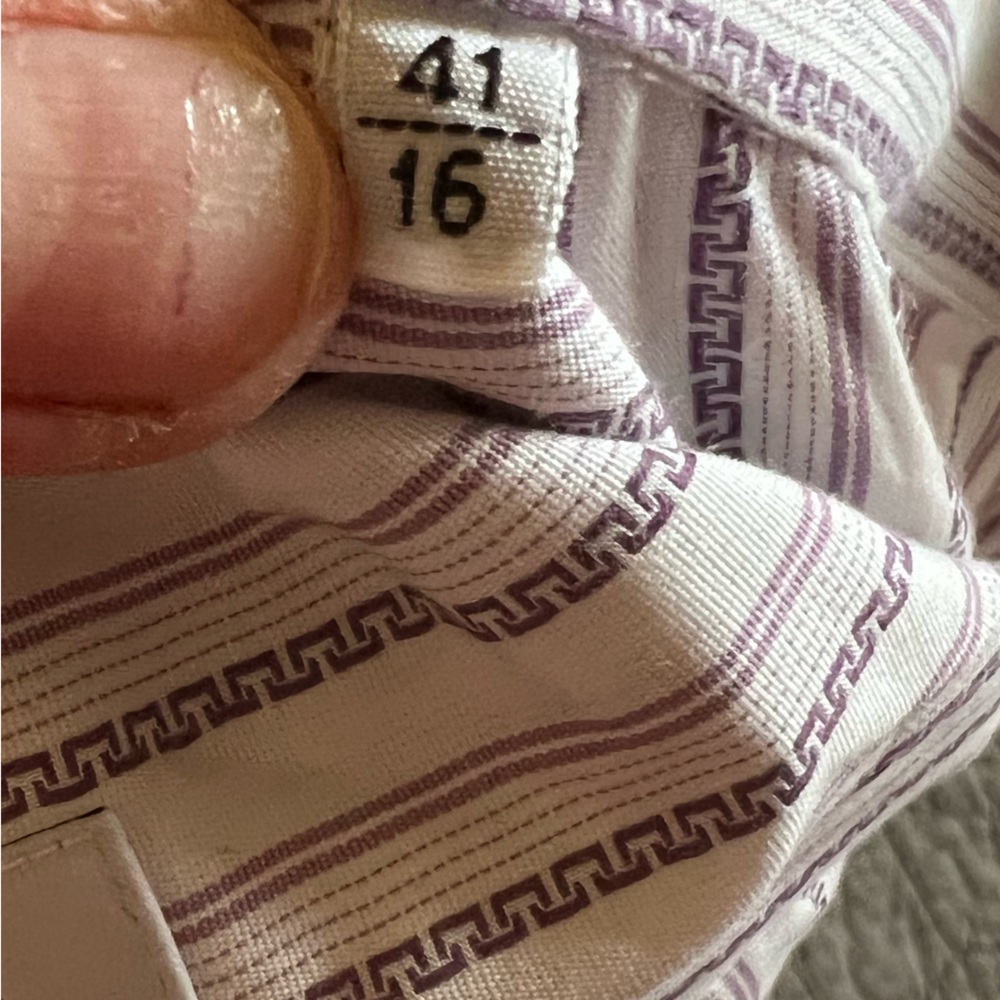 Versace Collection Greek Key Print Button Down - Picture 4 of 5